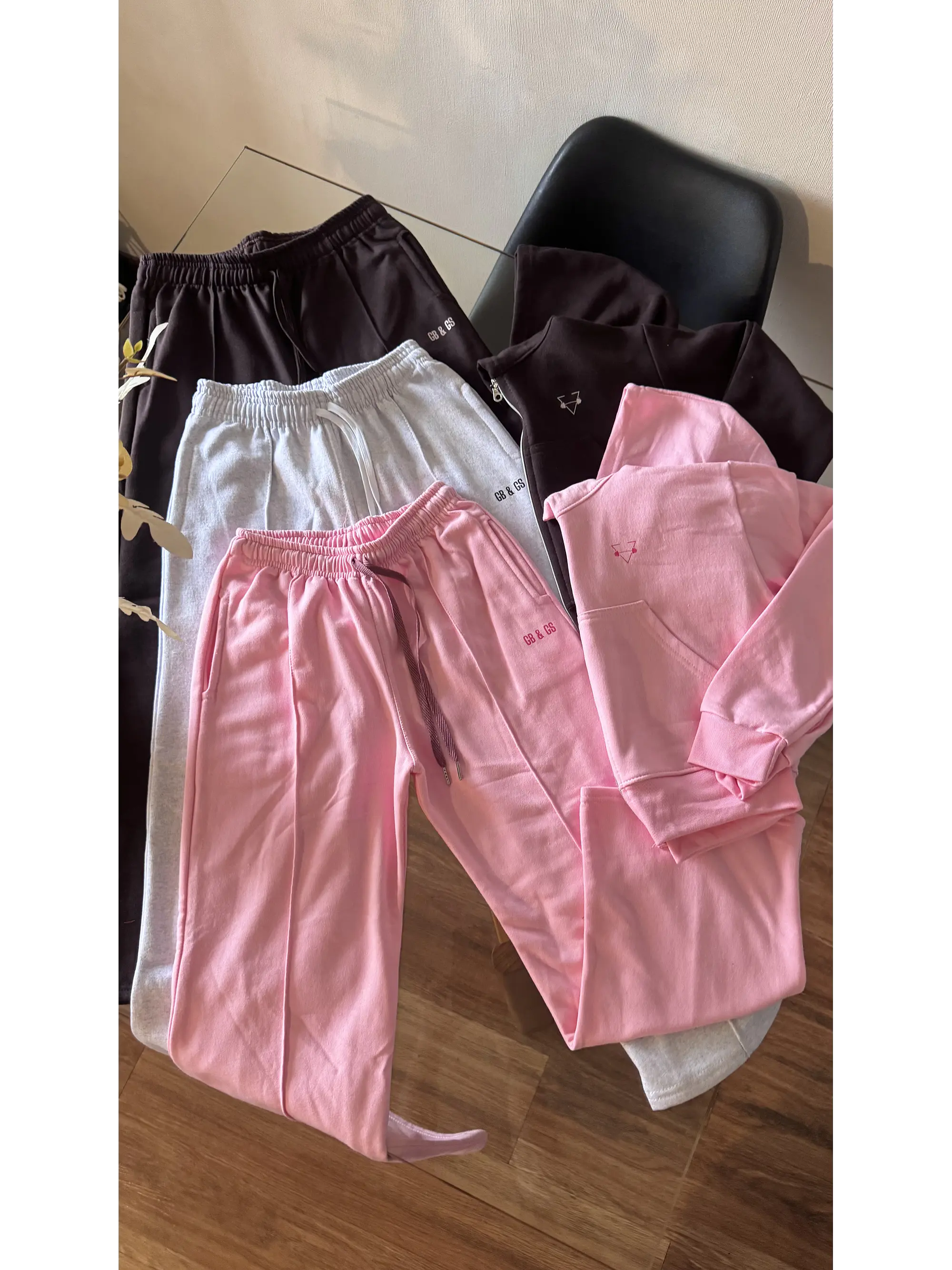 Conjunto Urban hoodie Crop & Palazzo algodón nacional 3