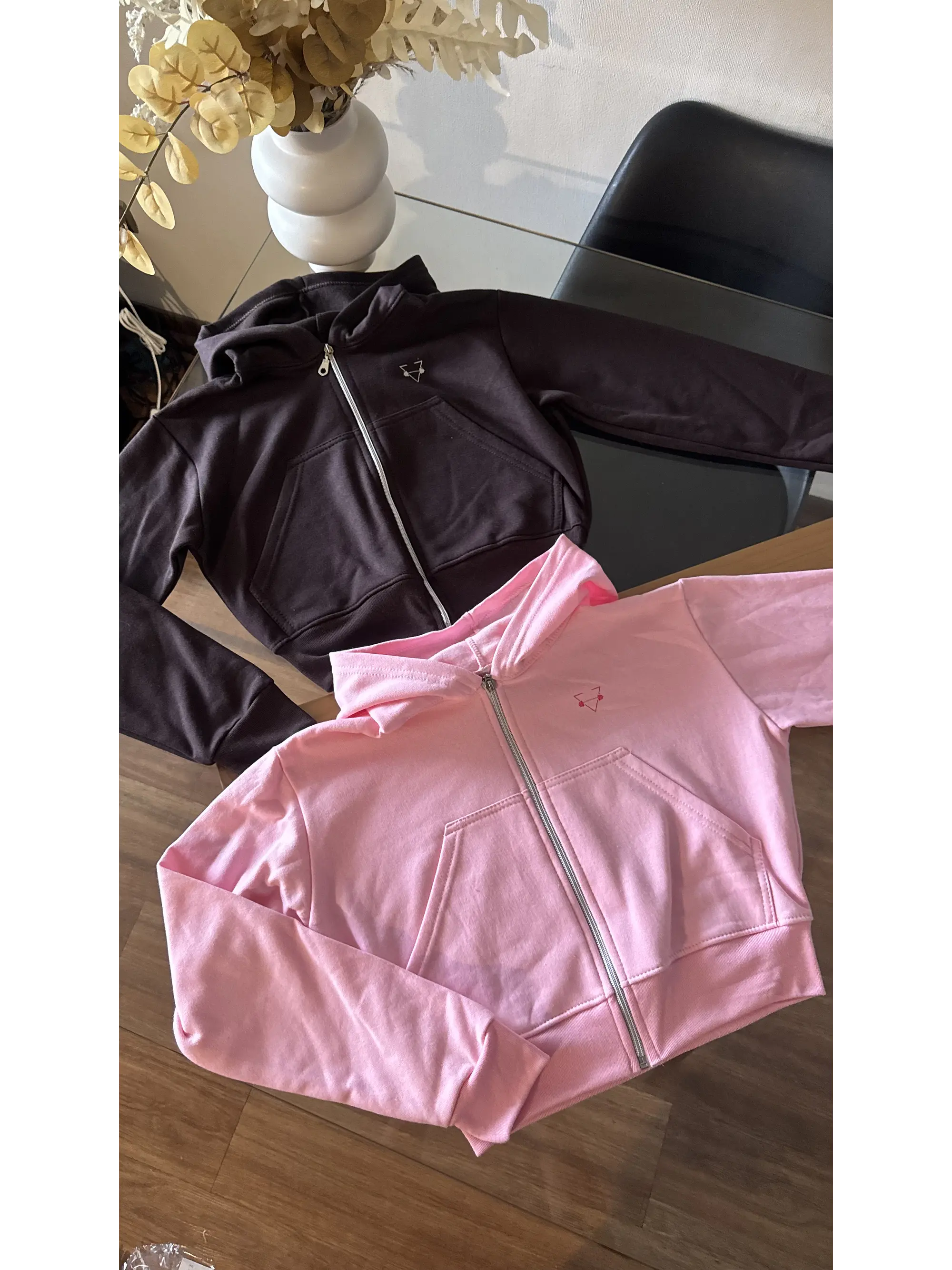 Conjunto Urban hoodie Crop & Palazzo algodón nacional 4
