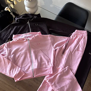 Conjunto Urban hoodie Crop & Palazzo algodón nacional