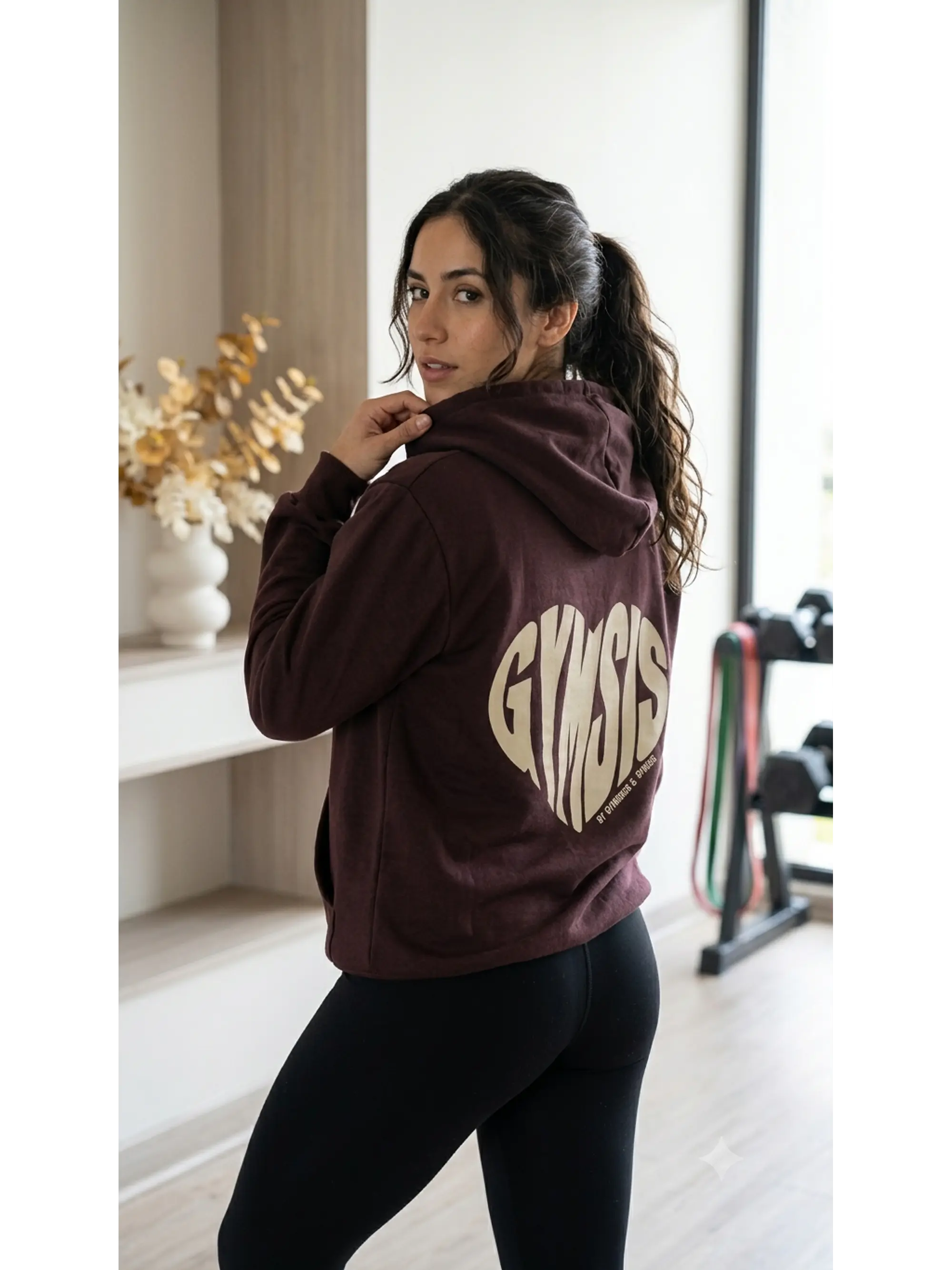 PREVENTA 🤎 Hoddie canguro Gymsis Espresso  🤎 1
