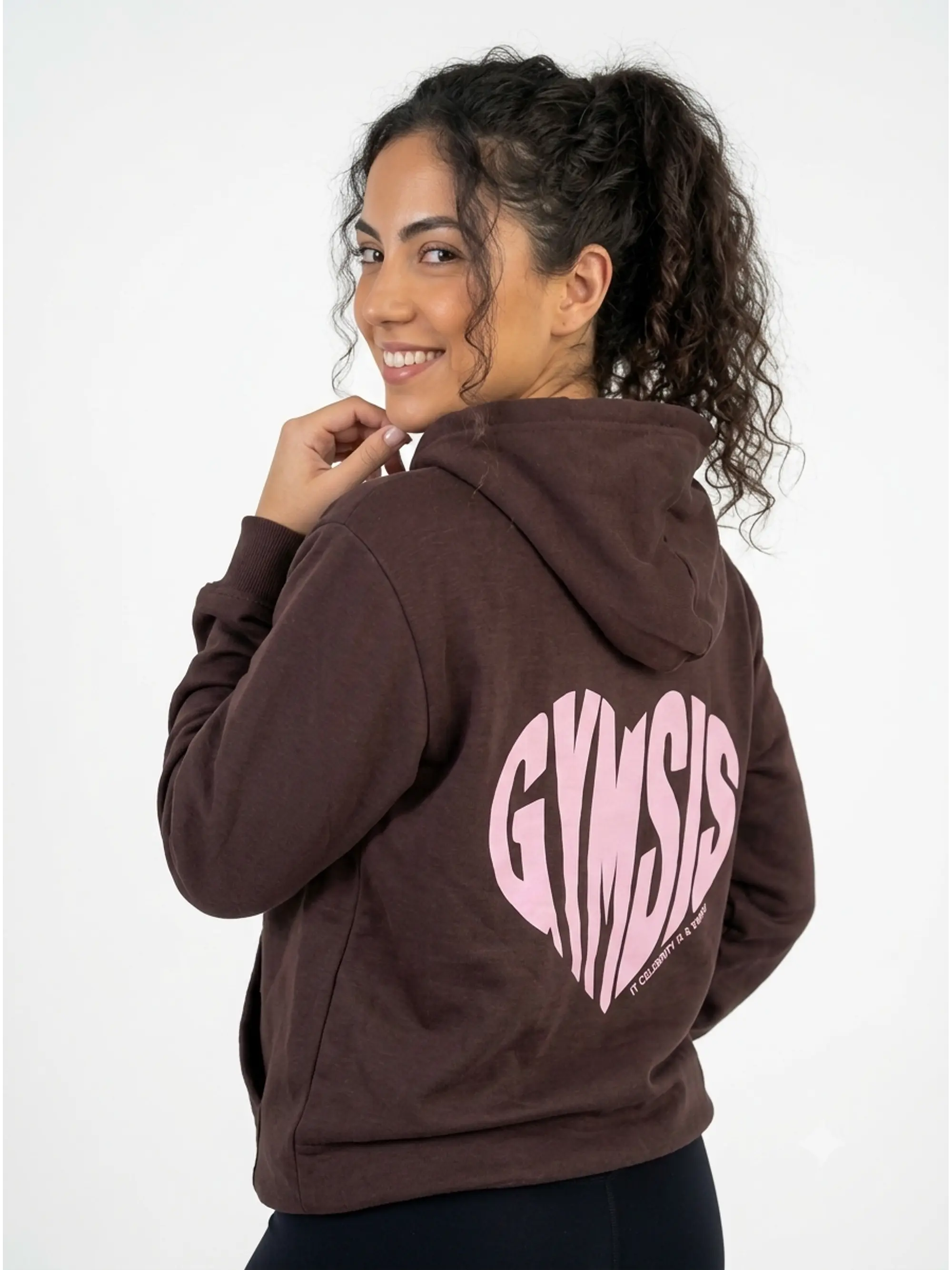 PREVENTA 🤎 Hoddie canguro Gymsis Espresso  🤎 5