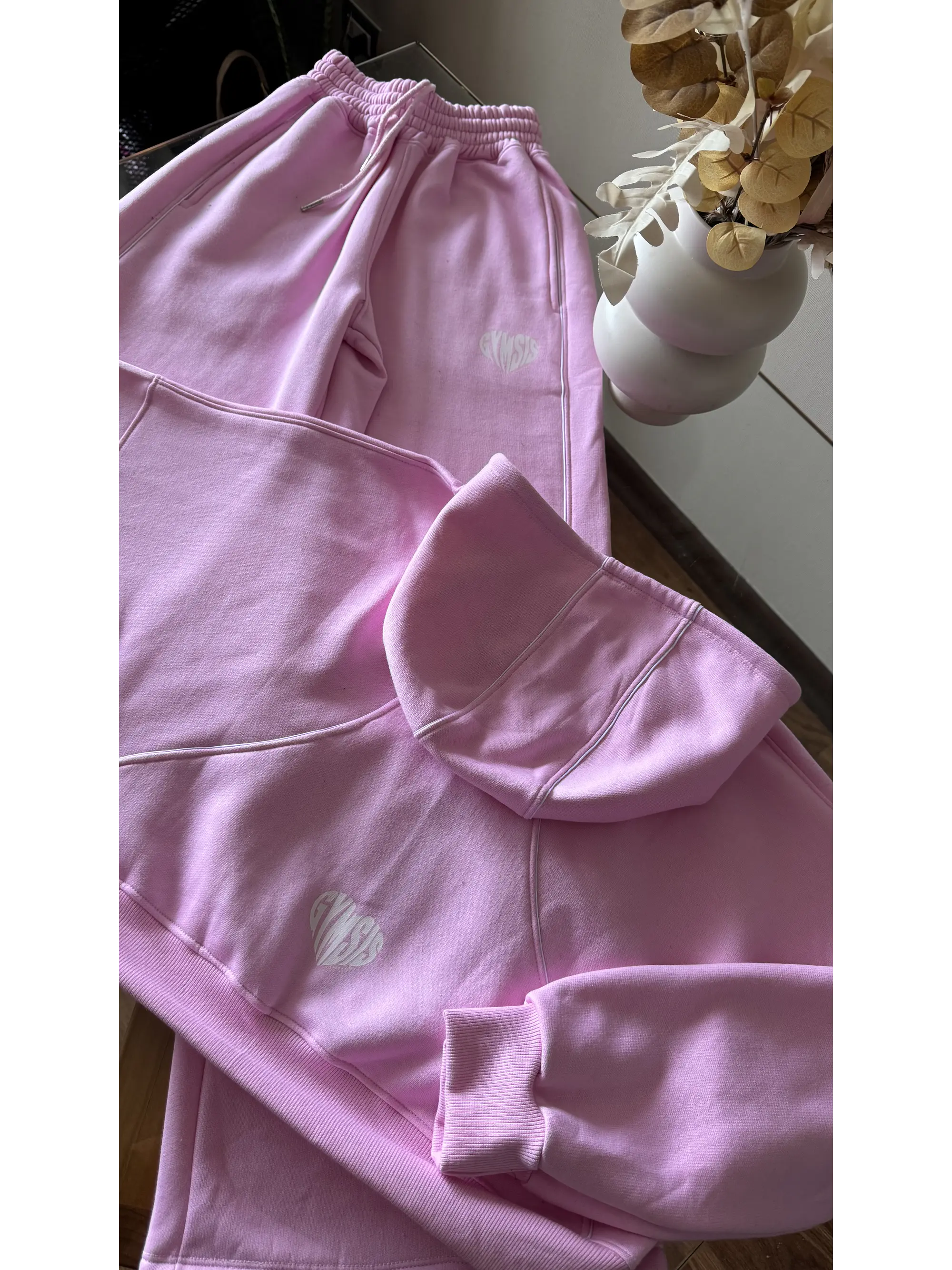 Urban Heart: Hoodie Drop Shoulder & Palazzo de Algodón Peruano. 15