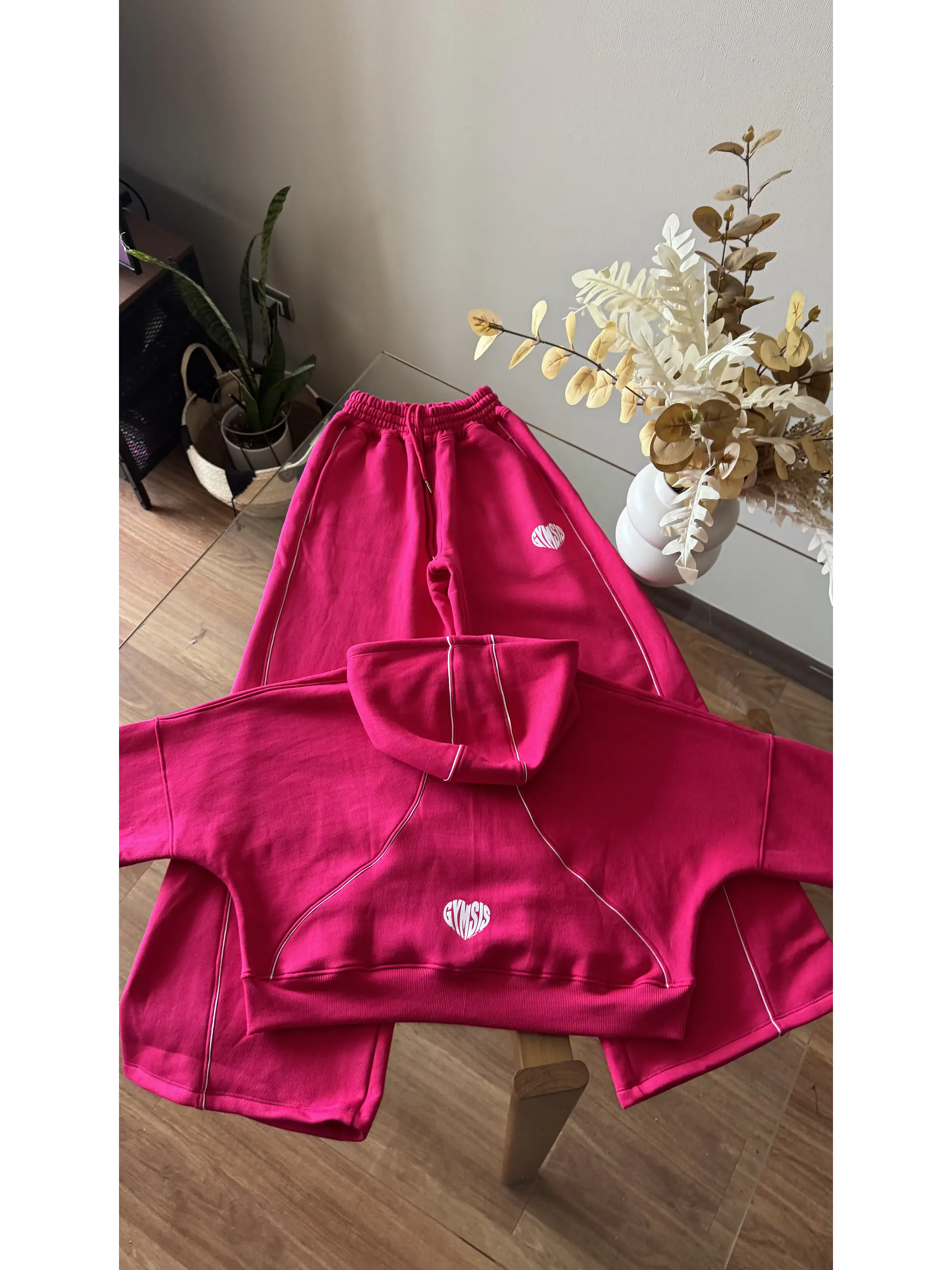 Urban Heart: Hoodie Drop Shoulder & Palazzo de Algodón Peruano. 19