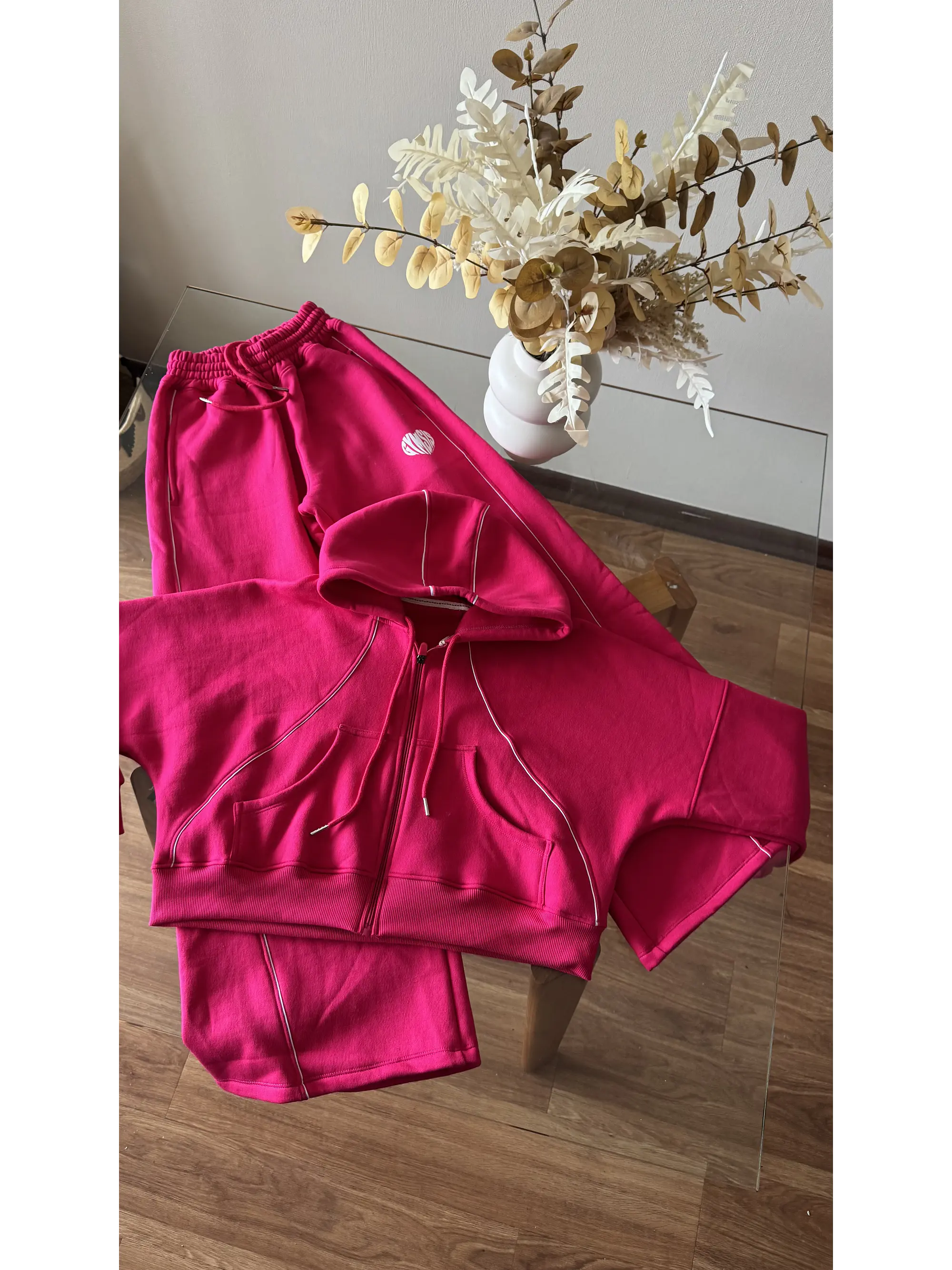 Urban Heart: Hoodie Drop Shoulder & Palazzo de Algodón Peruano. 20