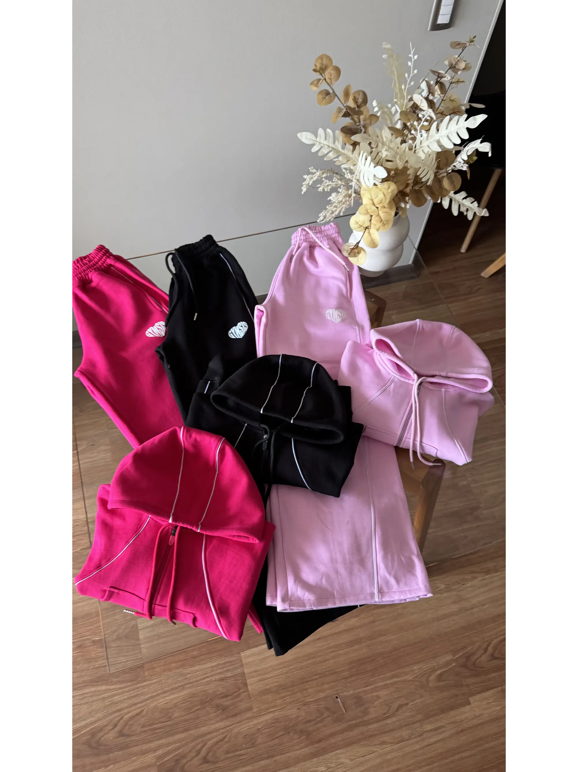 Urban Heart: Hoodie Drop Shoulder & Palazzo de Algodón Peruano. 1