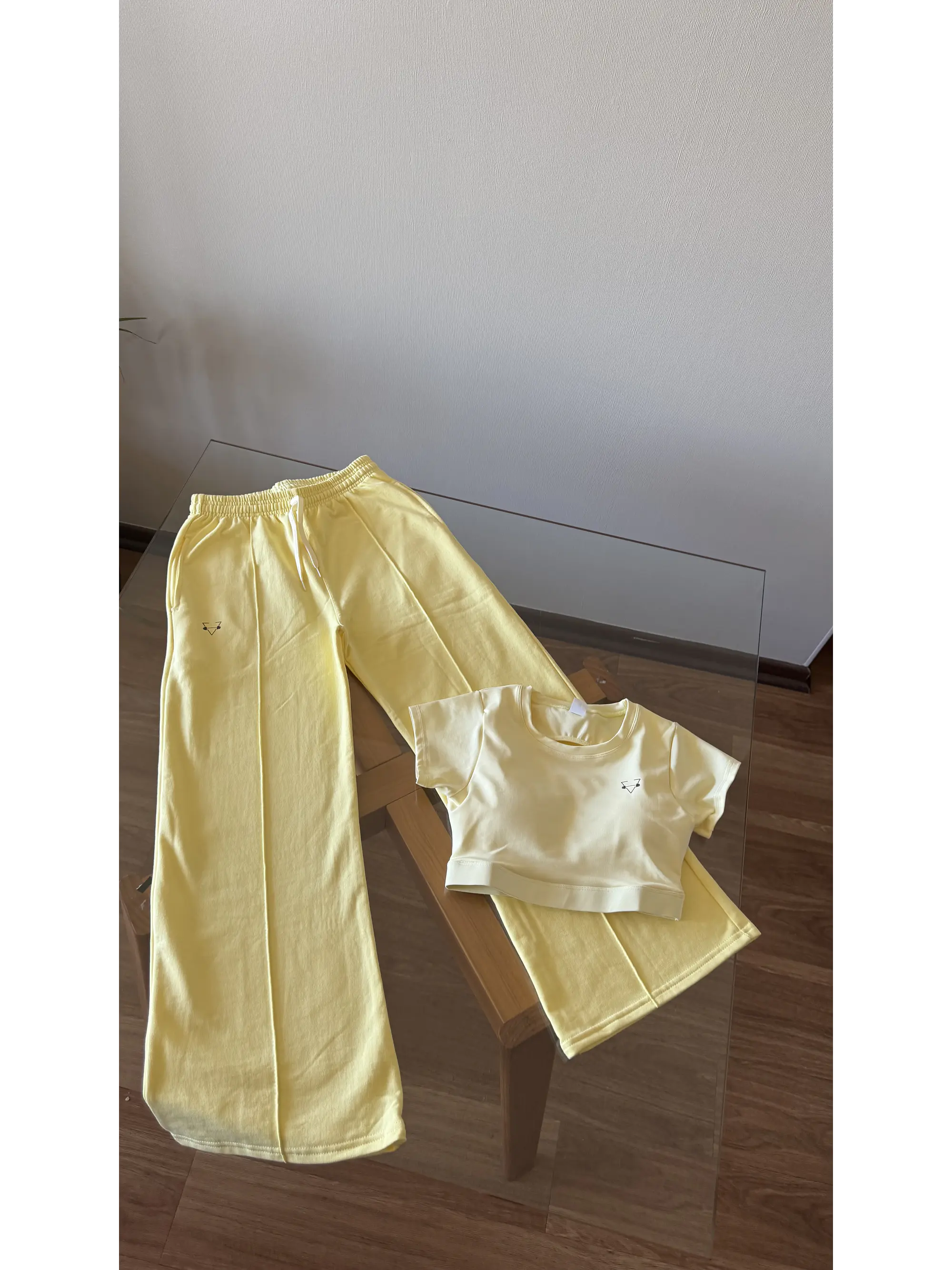 Pantalón de Buzo Palazzo de algodón nacional 10