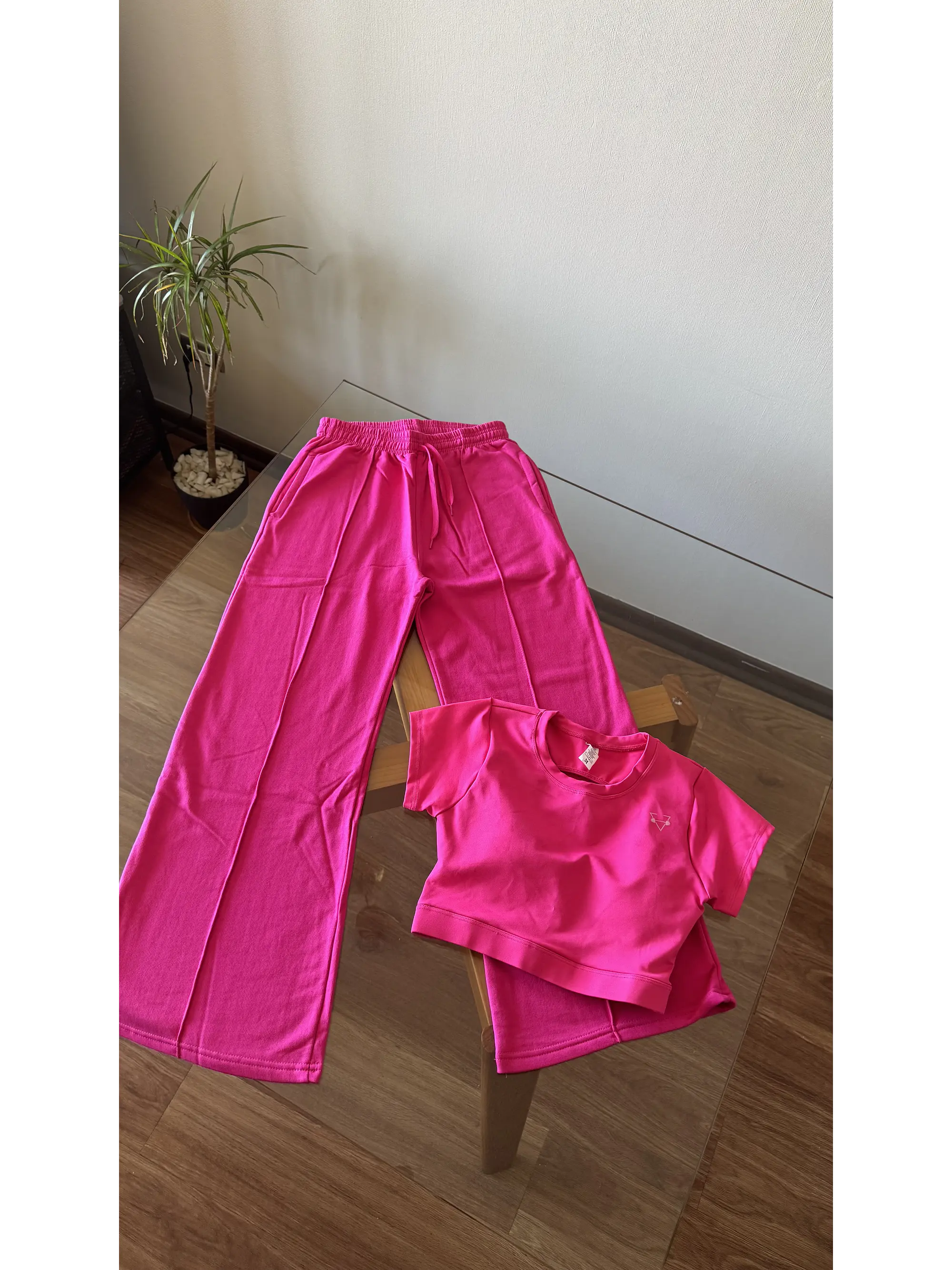 Pantalón de Buzo Palazzo de algodón nacional 11