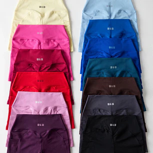 Short Semi-Biker pretina en V