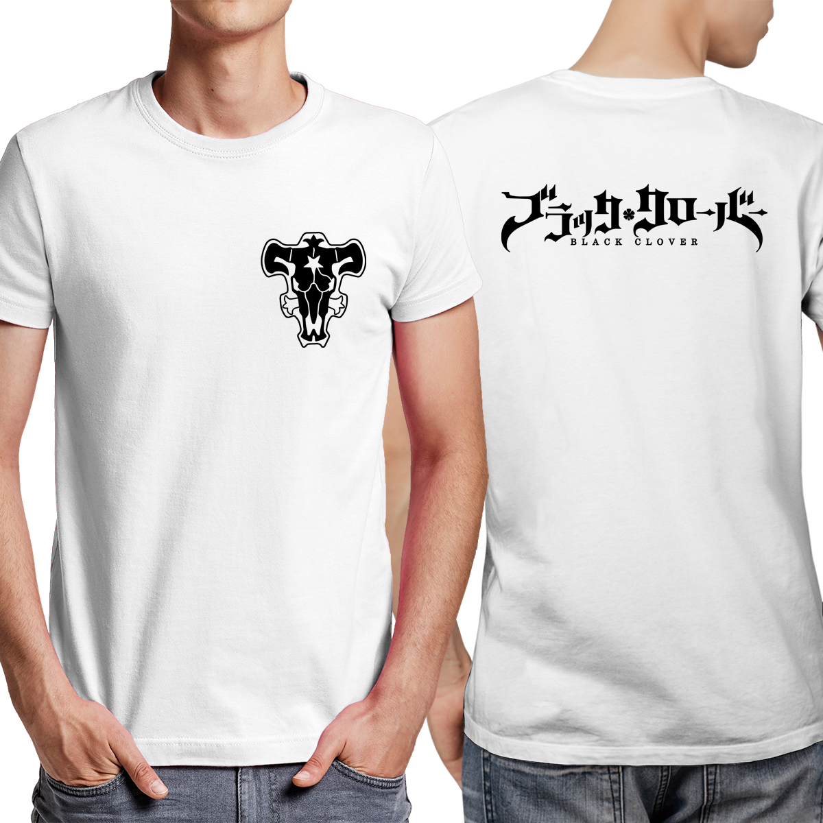 Black Clover - Asta V2 - Polera - s / Blanco