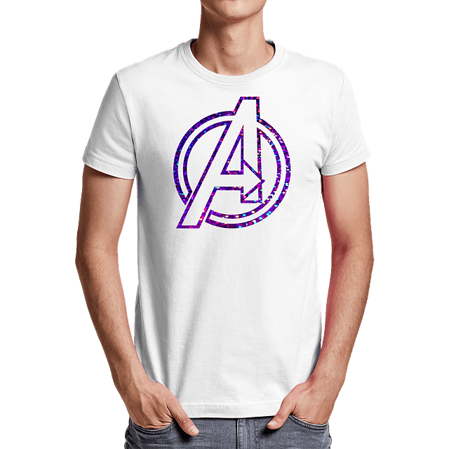 Polera Avengers Logo - Polo