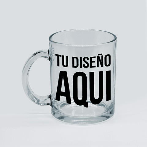 Tazon Vidrio Personalizado