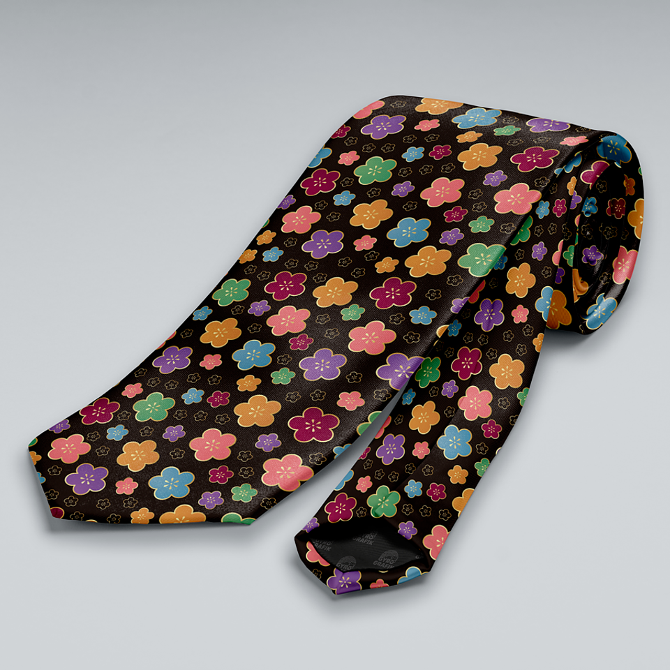 Corbata Flores Cerezo 1