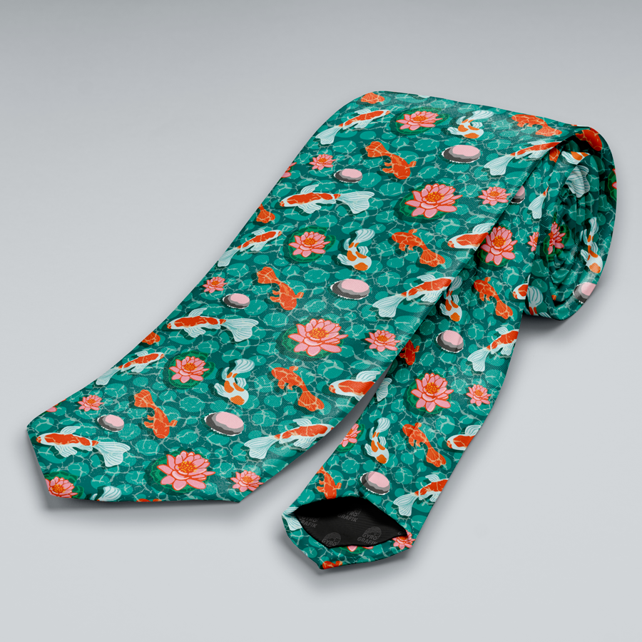 Corbata Peces Koi