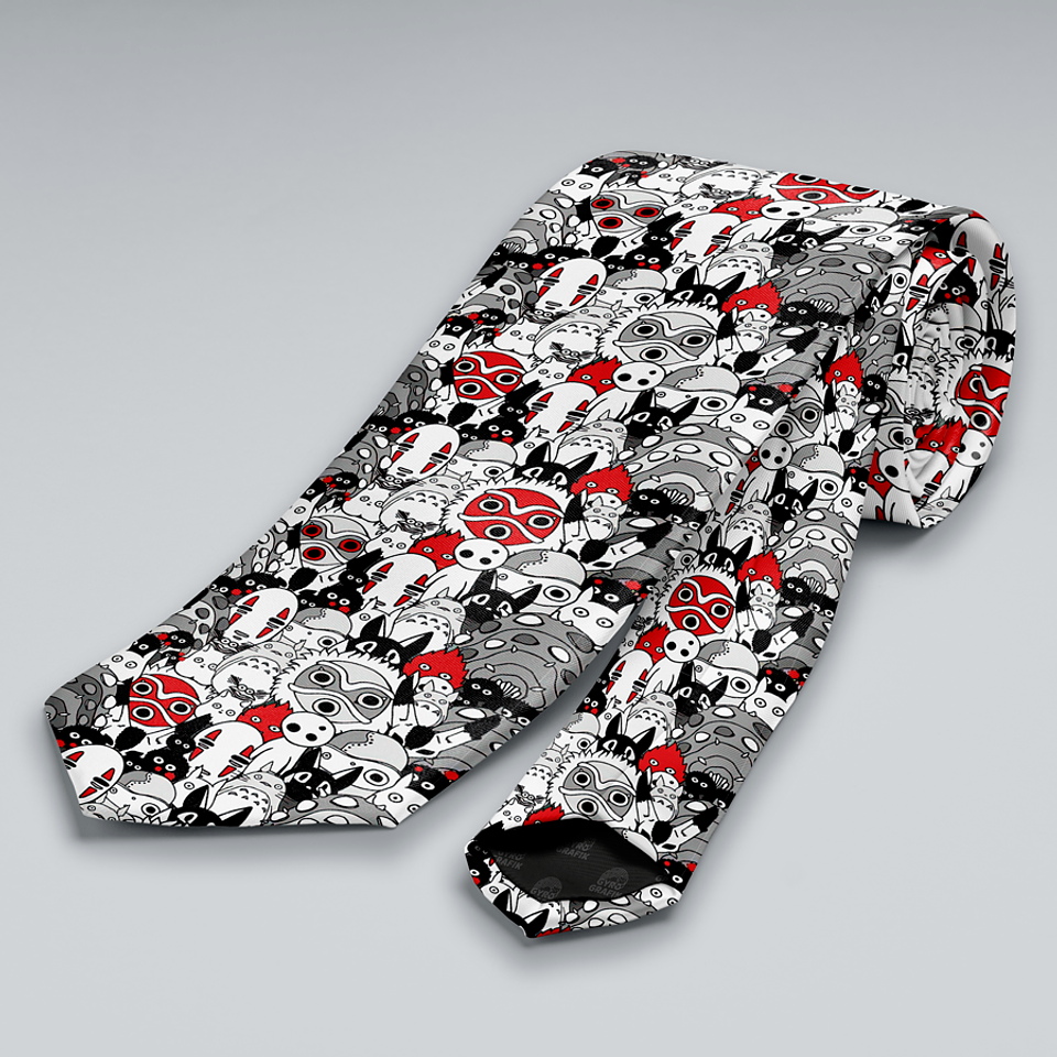Corbata Mononoke Ghibli 1