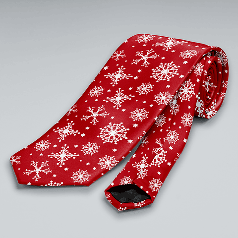 Corbata Copos Navideños