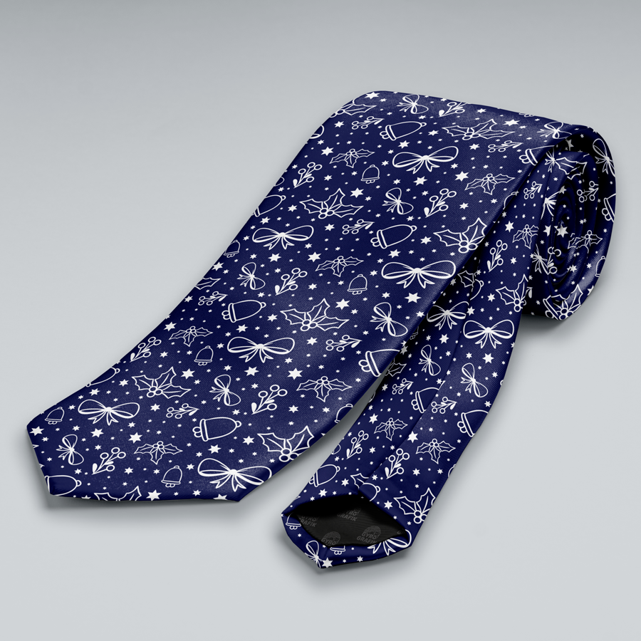Corbata Simbolos Navideños