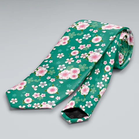 Corbata Cerezo Celeste