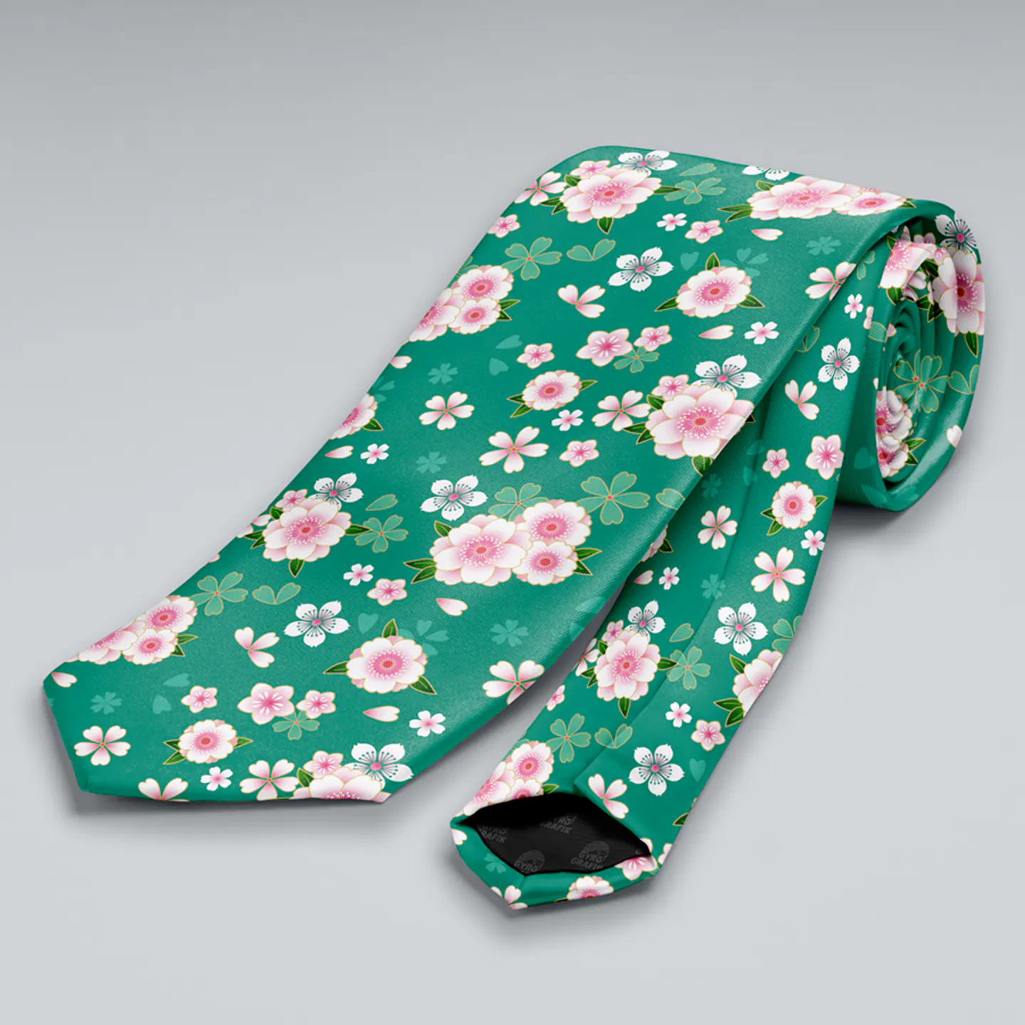 Corbata Cerezo Celeste 1