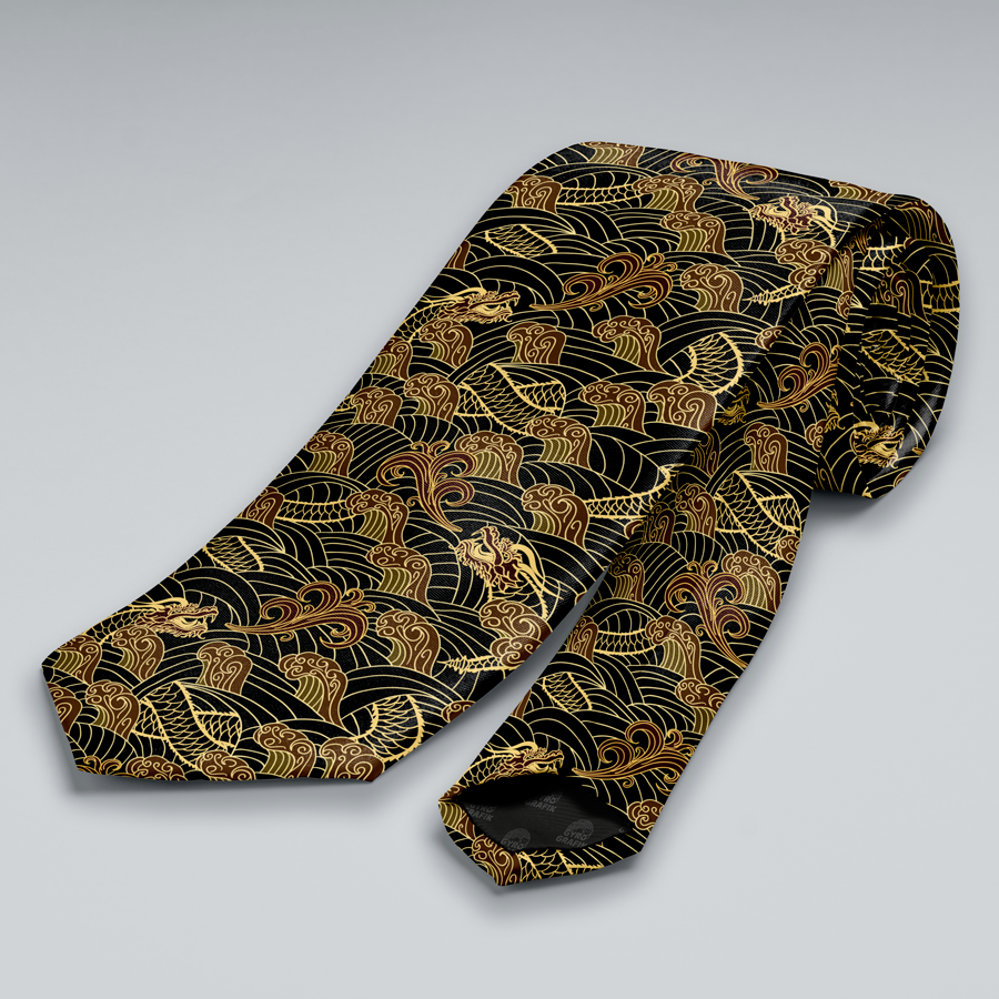 Corbata Dragón Oriental