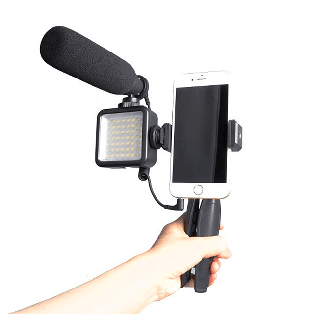 Micrófono con luz LED AU-CM11PL pro