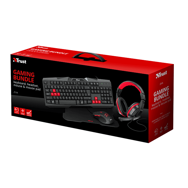 Pack Gaming ZIVA 4-IN-1 Gaming Bundle es