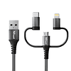 Cable KEYLA STRONG 3-IN-1 USB 1M