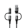 Cable KEYLA STRONG 4-IN-1 USB 1M