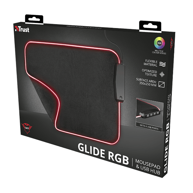 Alfombrilla de ratón GXT765 GLIDE-FLEX RGB 