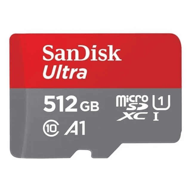 Memoria Micro SD Sandisk 120Mbs 512GB Clase 10 