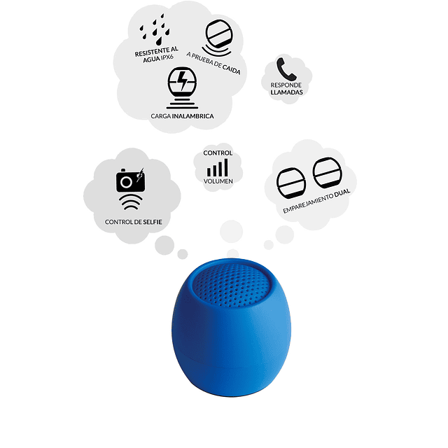 Parlante bluetooth zero negro