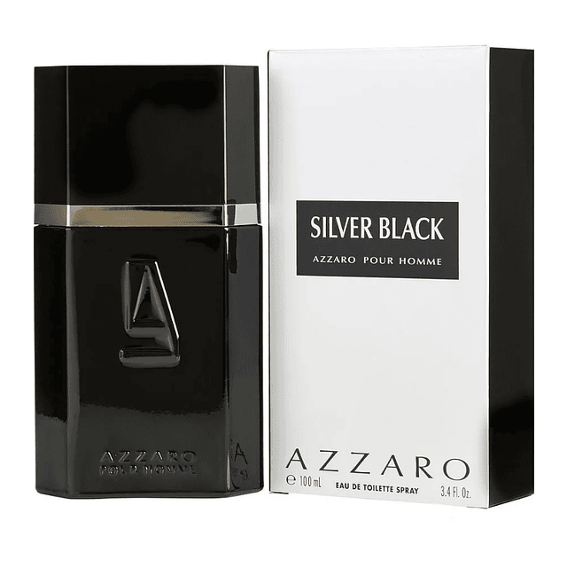 AZZARO SILVER BLACK 100ML EDT