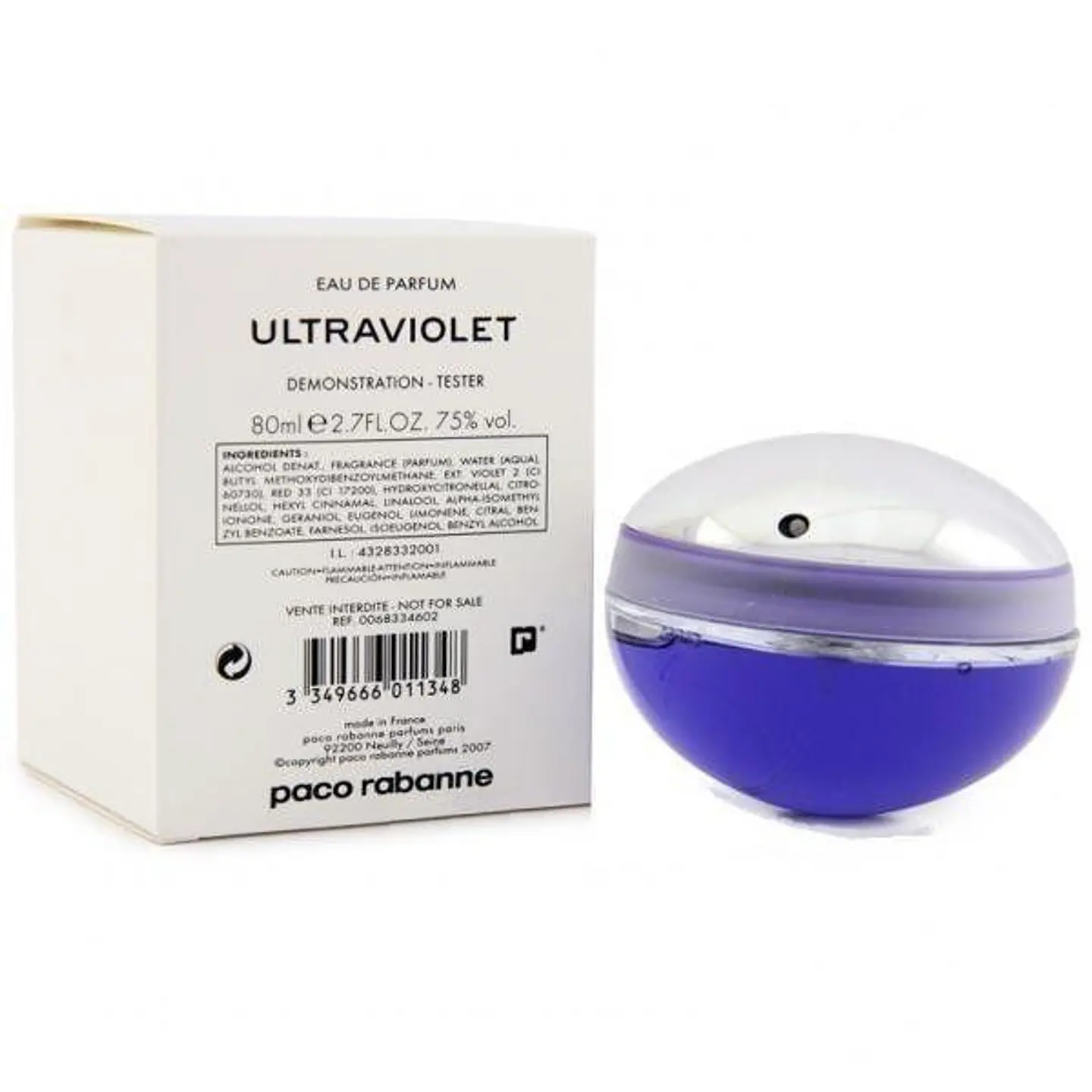TESTER ULTRAVIOLET 80ML EDP 1