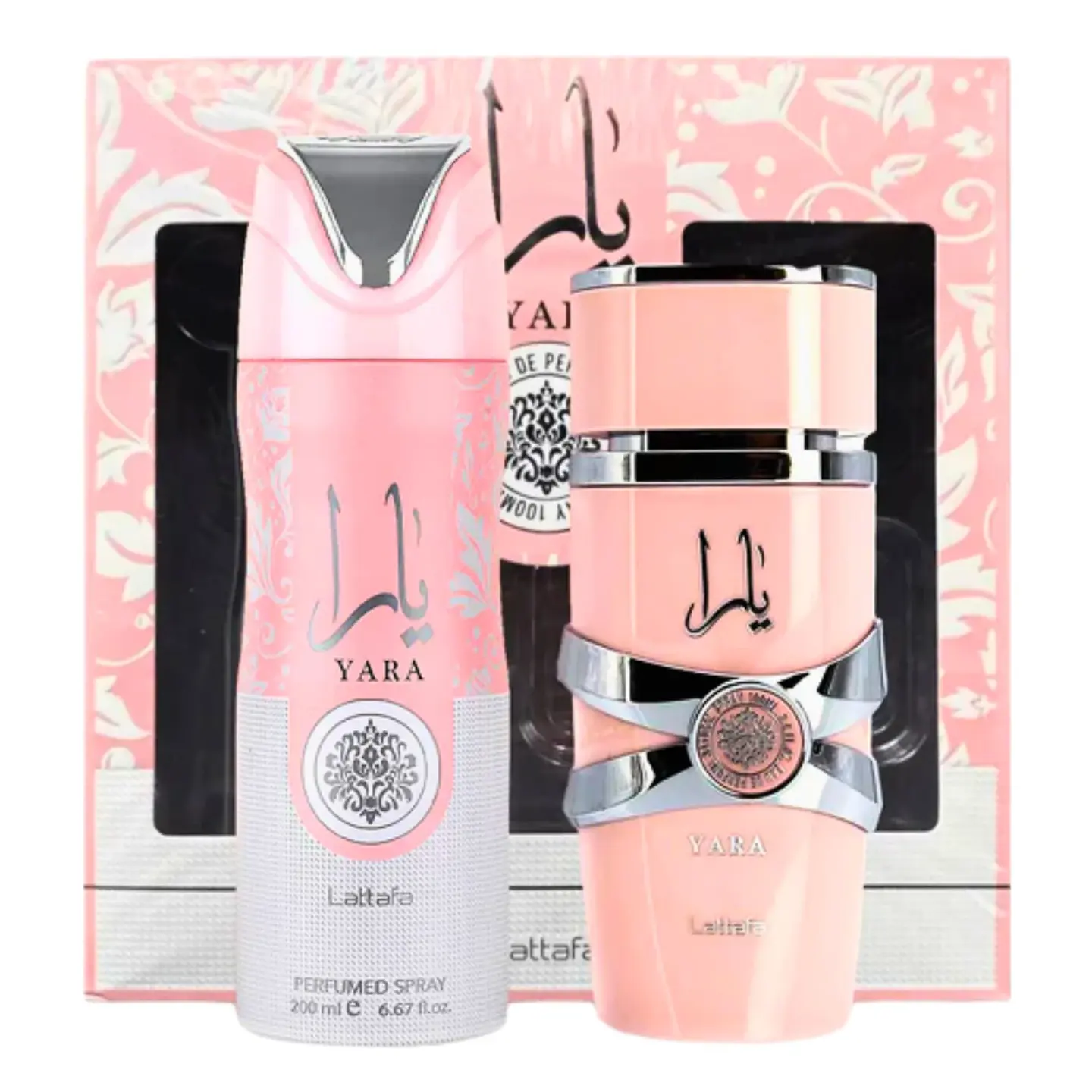 YARA 100ML EDP + 10ML EDP + PERFUMED SPRAY 200ml 1