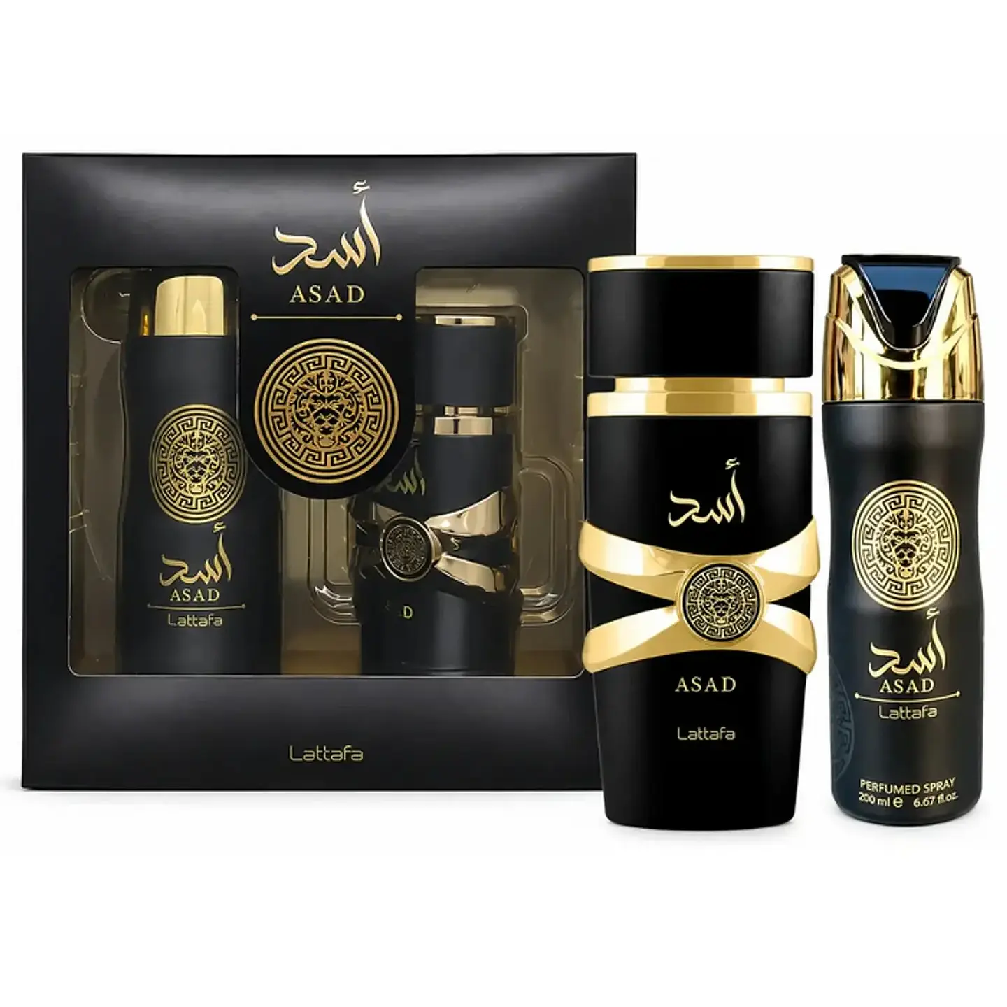 SET ASAD 100ML EDP + BODY SPRAY 200ML 1