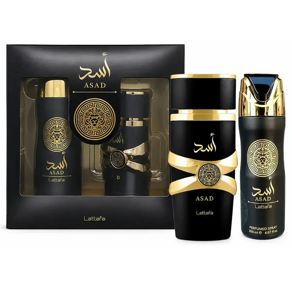 SET ASAD 100ML EDP + BODY SPRAY 200ML 1