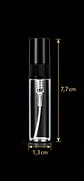 MINI FRASCO CON ATOMIZADOR 5ML VIDRIO / PACK 5UN - Miniatura 3