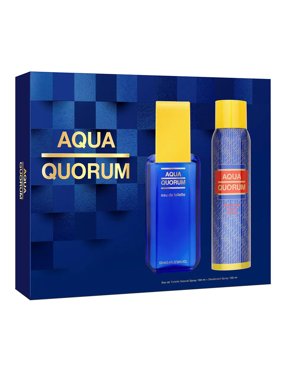 AQUA QUORUM 100ML EDT + BS 150ML  1