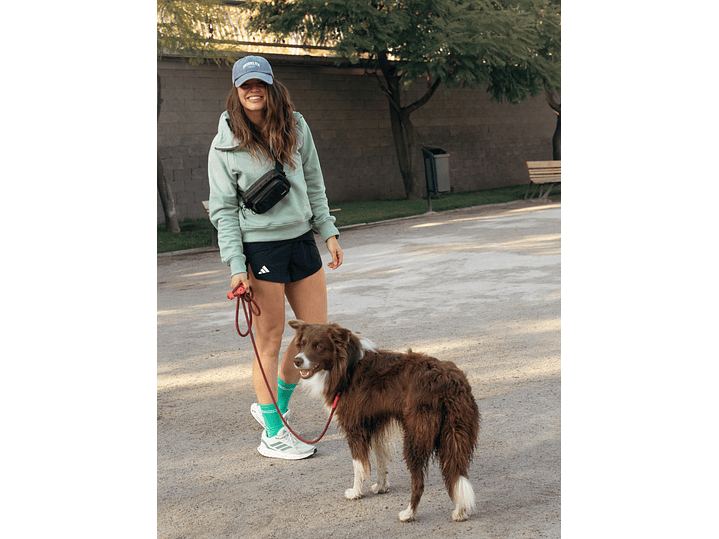 Polerón franela medio cierre mujer verde nilo 3