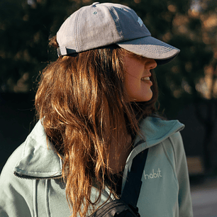 Polerón franela medio cierre mujer verde nilo