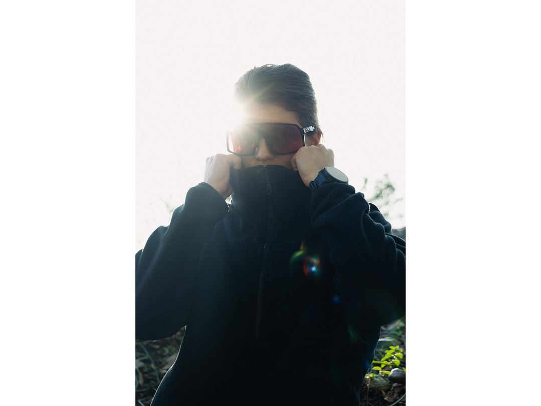 Polar medio cierre mujer negro 1