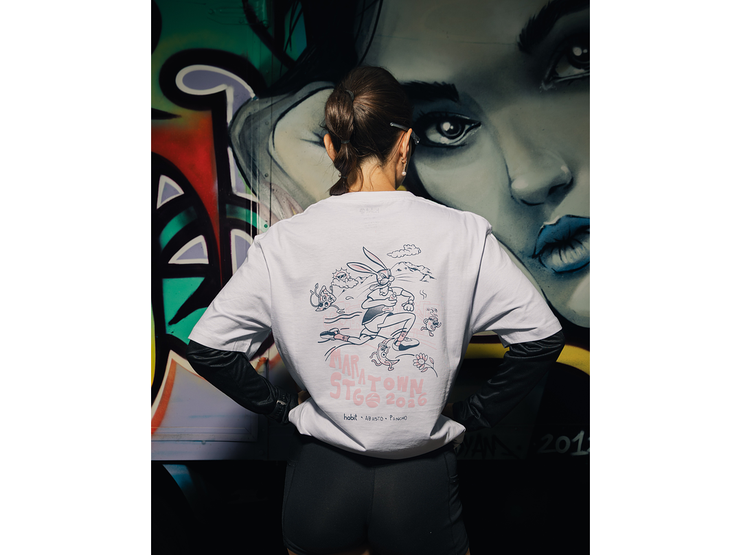 Maratown Santiago 2026 T- Shirt rosada  1