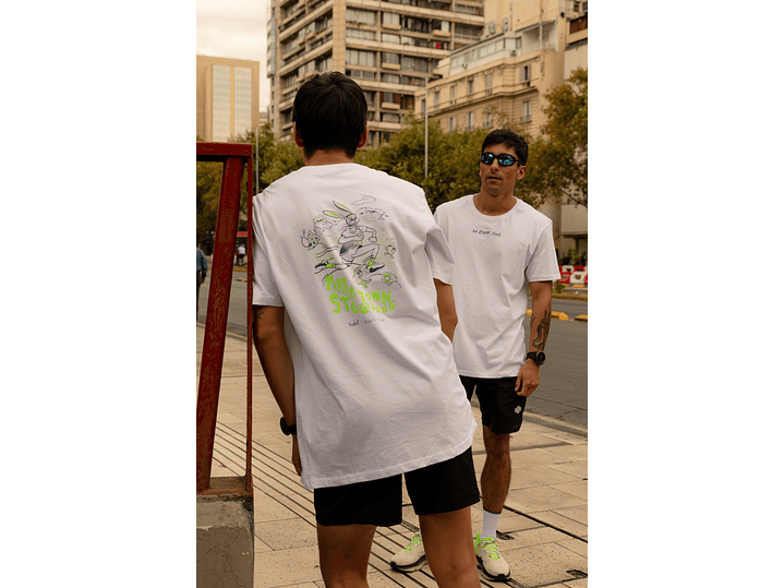 Maratown Santiago 2026 T- Shirt azul  3