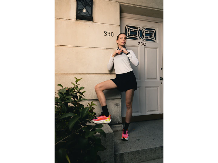 PRE ORDER - Polera running is the new habit vainilla 3