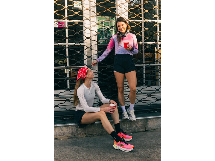 PRE ORDER - Polera running is the new habit rosada 10