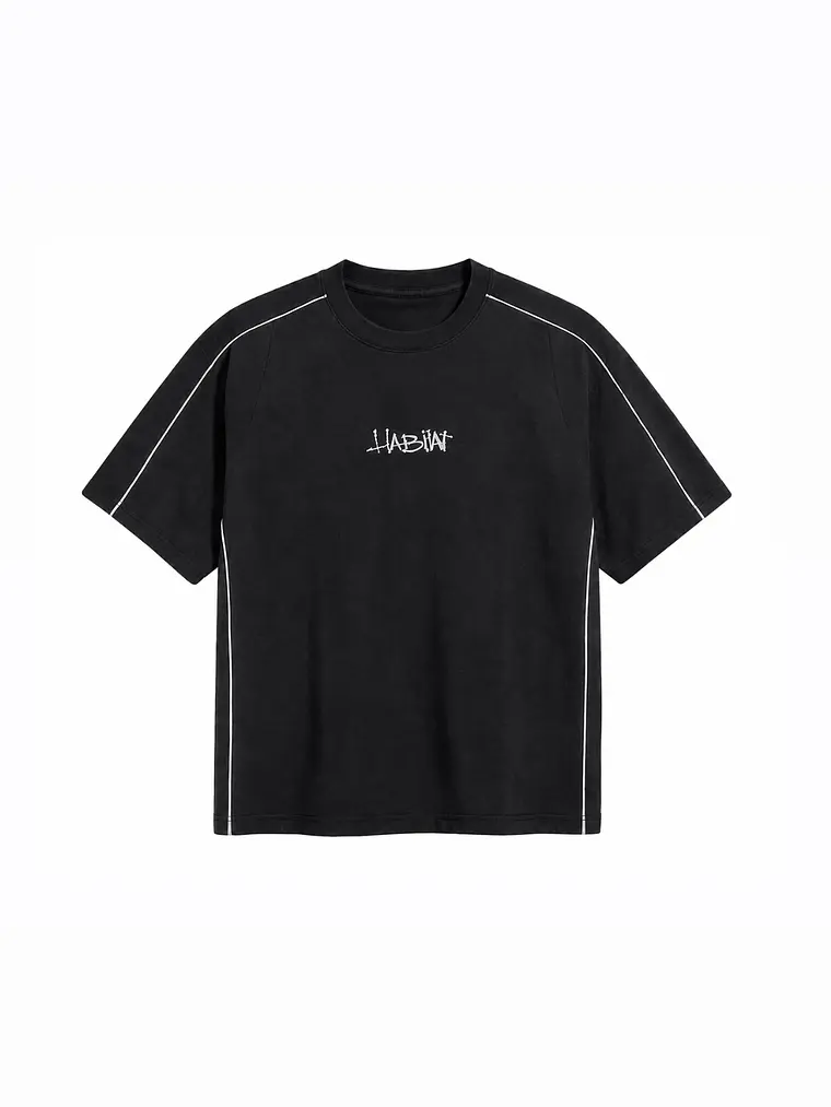 HABITAT PIGMENT BLACK T-SHIRT 1