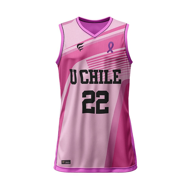 CAMISETA BÁSQUETBOL AZUL Y ROJO (Personalizada) 2