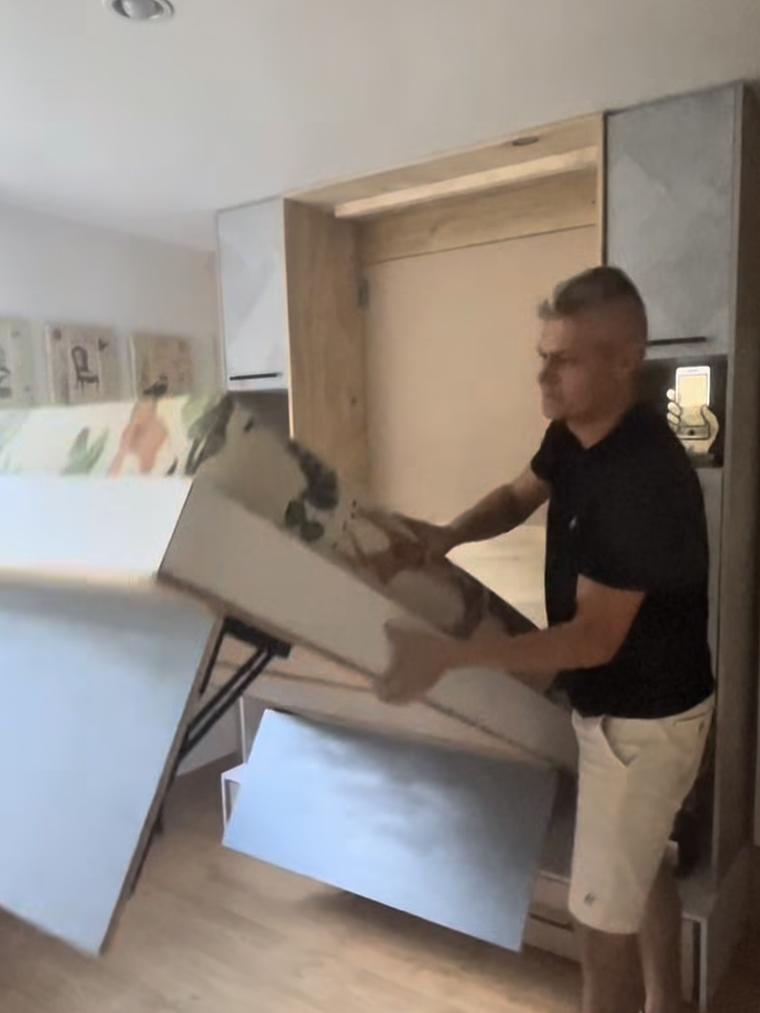 Sistema para cama abatible  4