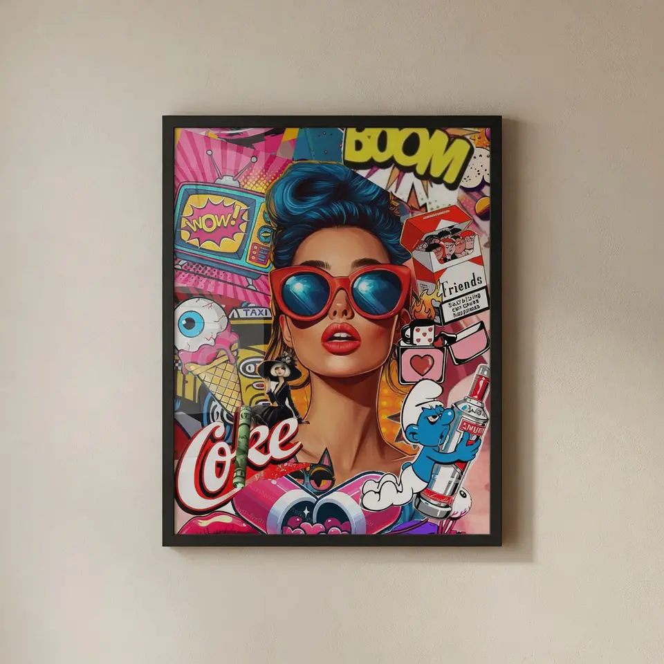 La mujer con gafas rojas 1