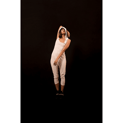 HAKA PANTS JUMPSUIT white