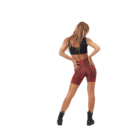 PINKU SHORTS red